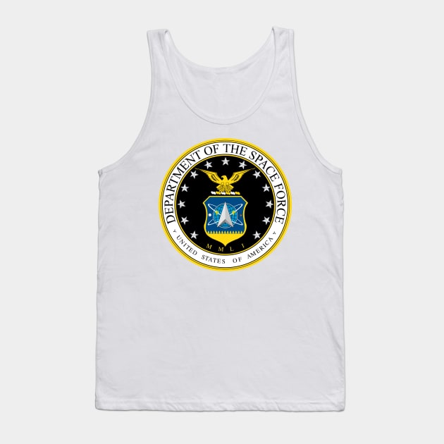 SPACE FORCE Tank Top by TheRedAndBlack